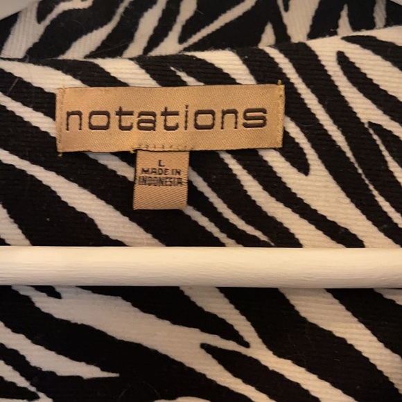 Zebra Print - swing coat - Size L - notations - Picture 4 of 4